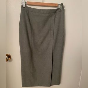 Banana Republic wool midi pencil skirt